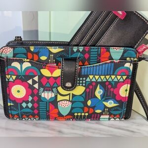 Lily Bloom Detachable Crossbody w/ Wallet Insert in Karma Bloom